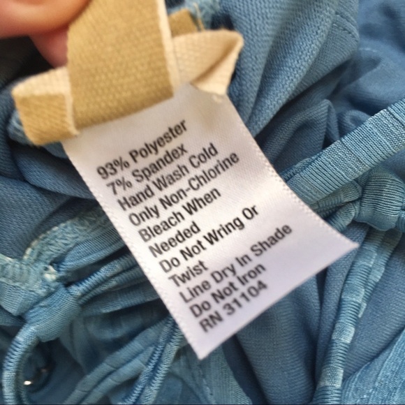 NWT True Craft Ribbed Lace-Up One Piece Swimsuit - Picture 8 of 10